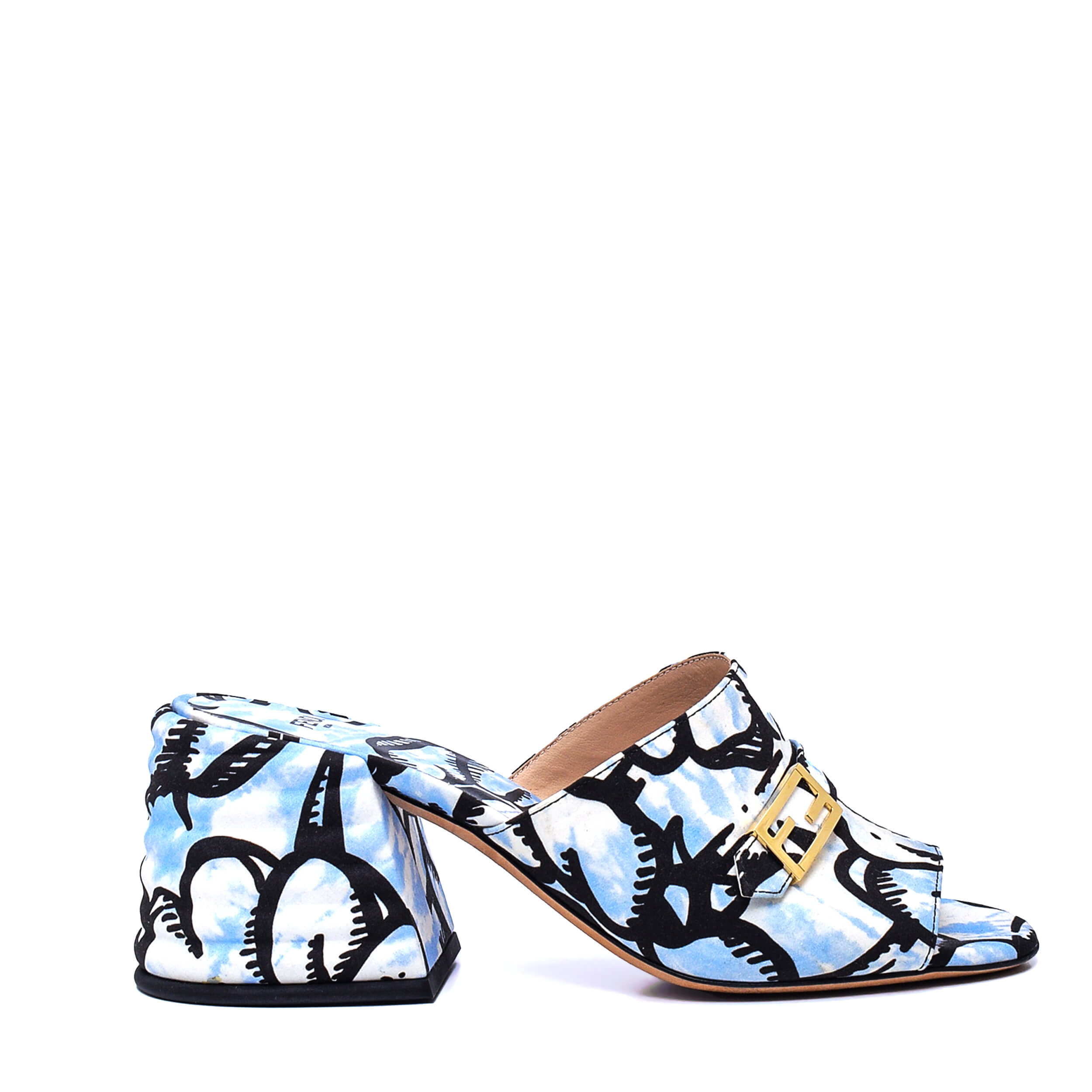 Fendi - California Sky Blue Collaboration Sandals / 38